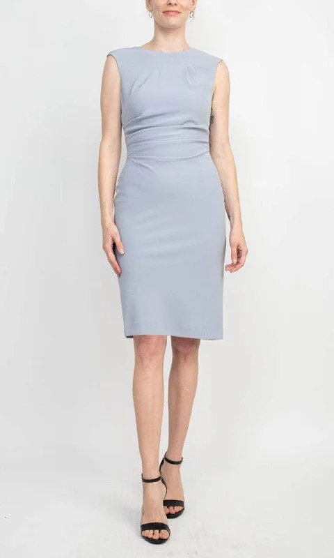 Clearance Items Alberto Makali 18314 - Jewel Neck Fitted Formal Dress