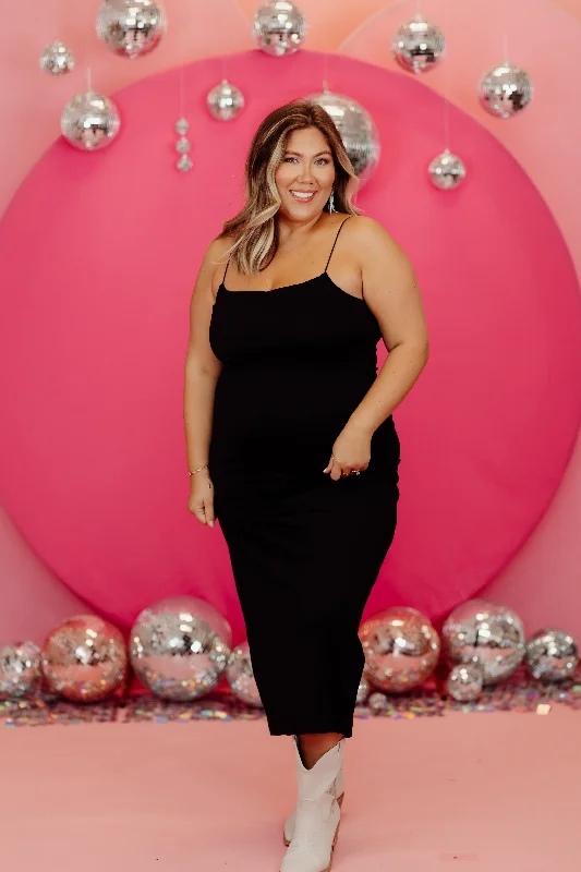 Early Access Z Supply Paulina So Smooth Midi Dress in Black