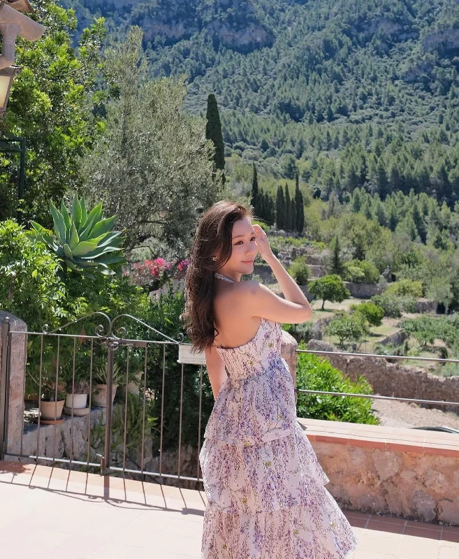 Reduced Prices Wisteria Garden Maxi Dress