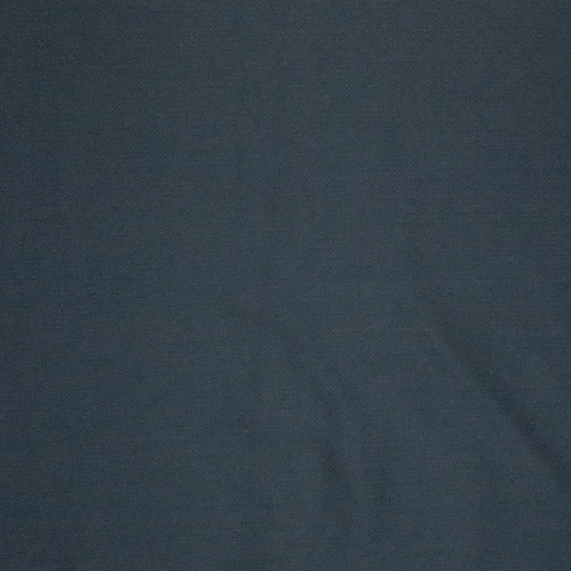 Anniversary Sale Blue Dark Plain SCABAL Super 130's Wool Fabric