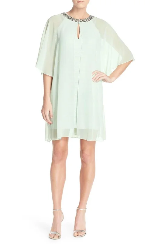 Big Discounts Adrianna Papell - Chiffon Overlay Tent Dress 12261960