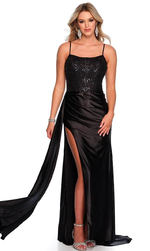Steals and Deals Dave & Johnny 11458 - Sequin Corset Bodice Prom Gown