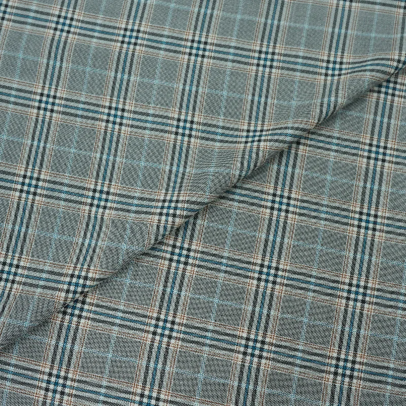 Price Rollback Gray Tartan Plaid Dormeuil Privé Luxury Natural Fibers Fabric