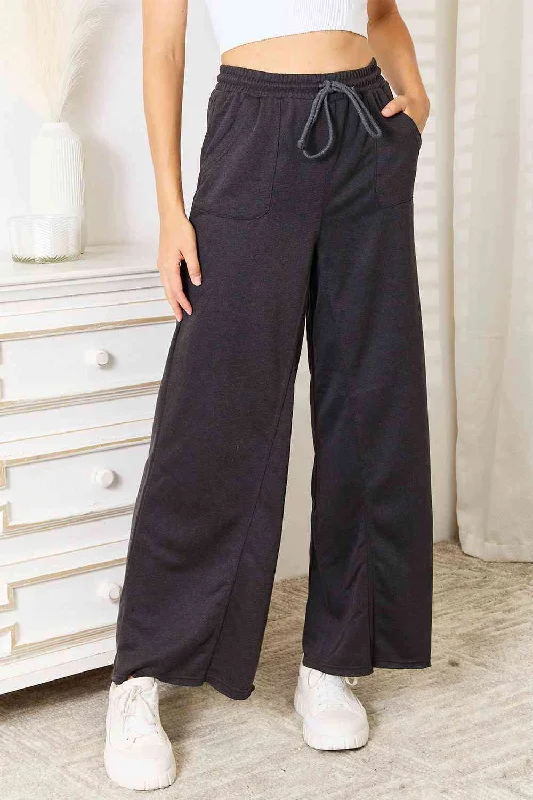 Holiday Sale Basic Bae Wide Leg Pocketed Pants
