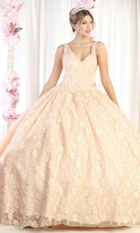 Price Smash May Queen LK168 - Floral Lace Quinceanera Ballgown