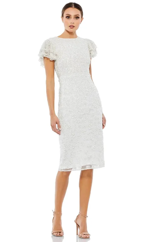 Great Deals Mac Duggal A10827 - Flutter Sleeve Floral Dress