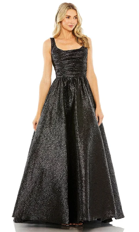 Major Savings Mac Duggal 68349 - Pleated Square Neck Evening Dress