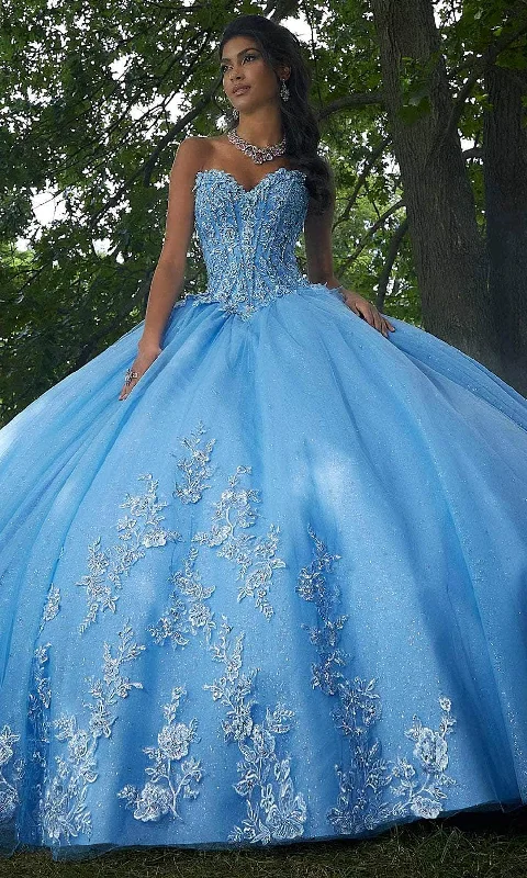 Year-End Sale Vizcaya by Mori Lee 89443 - Embroidered Strapless Ballgown