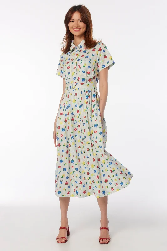 Exclusive Preview Kristin Cotton Button Down Dress