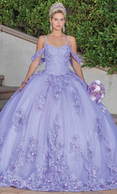 Don’t Miss Out Dancing Queen 1747 - Cold Shoulder Embellished Ballgown
