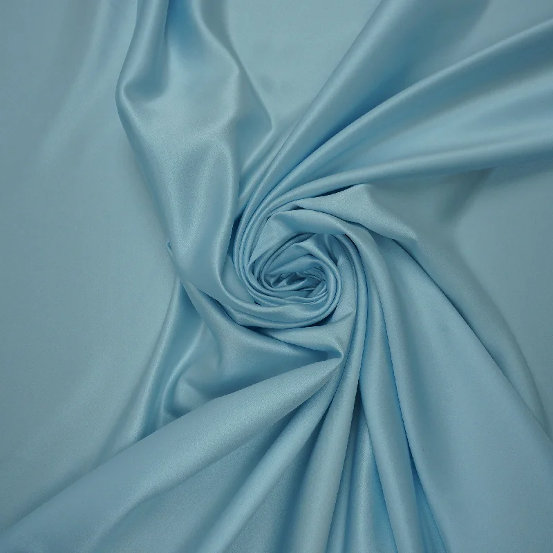 Bargain Prices Powder Blue Solid Mystique Satin