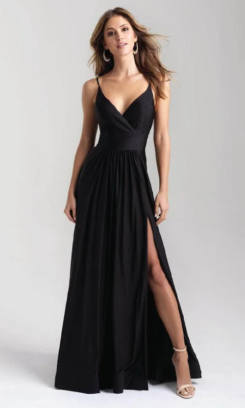 Referral Discount Madison James - 20-359 Surplice Style Bodice Sleeveless Dress