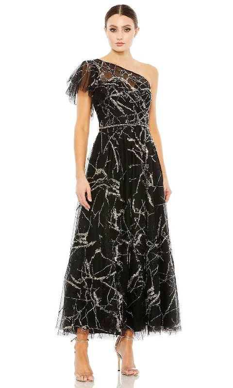 Today Only Mac Duggal 20427 - Sequined One Shoulder Evening Dress