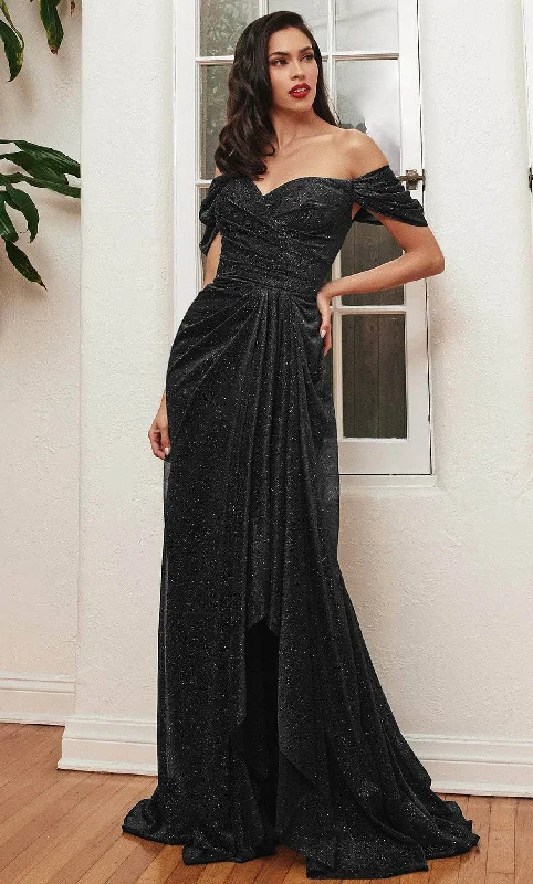 Savings Alert Ladivine CD878 - Sweetheart Glitter A-Line Prom Dress