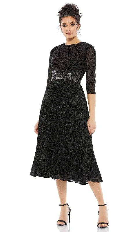 Price Cut Mac Duggal Cocktail - 30750D Tea Length A-Line Dress