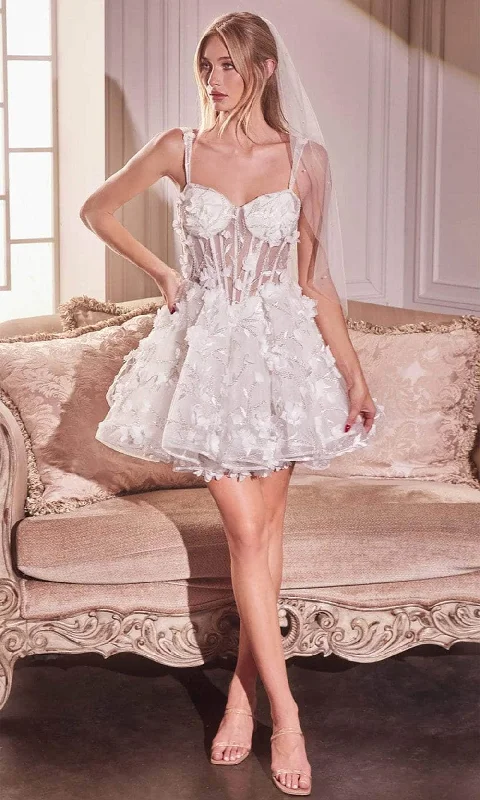 Can't Miss Andrea and Leo WL081 - Floral Detailed Bridal Dress