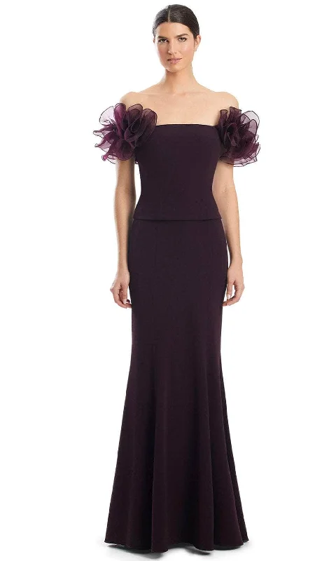 Act Fast Alexander by Daymor 1983S24 - Ruffled Off-Shoulder Prom Gown