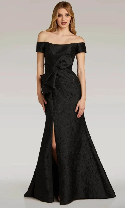 Warehouse Sale Gia Franco 12301 - Bow Detailed Evening Dress