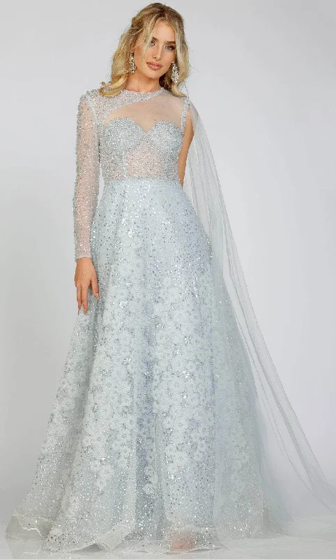 Fantastic Offers Terani Couture 231M0493 - Beaded Illusion A-Line Evening Gown