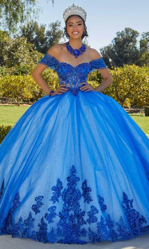 Mega Sale Vizcaya by Mori Lee 89427 - Sweetheart Scalloped Train Ballgown