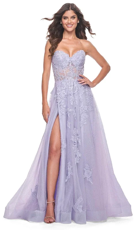 Special Price La Femme 32145 - Sweetheart Applique Prom Dress
