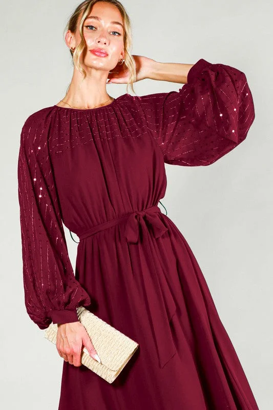 Buy Now Kiley Burgundy Dress