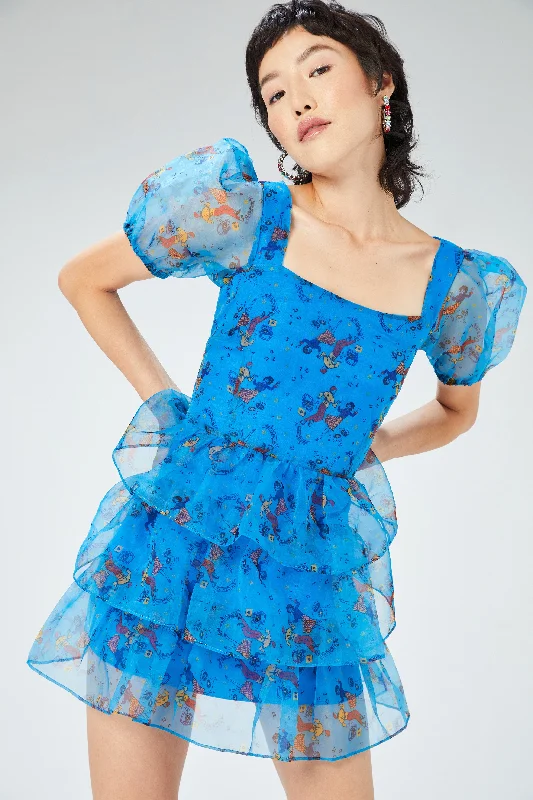 Hurry In Mimi Tiered Mini Dress