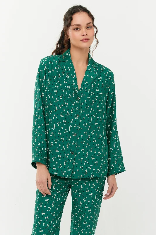 Deal of the Day Silk Long Sleeve Pajama Pant Set