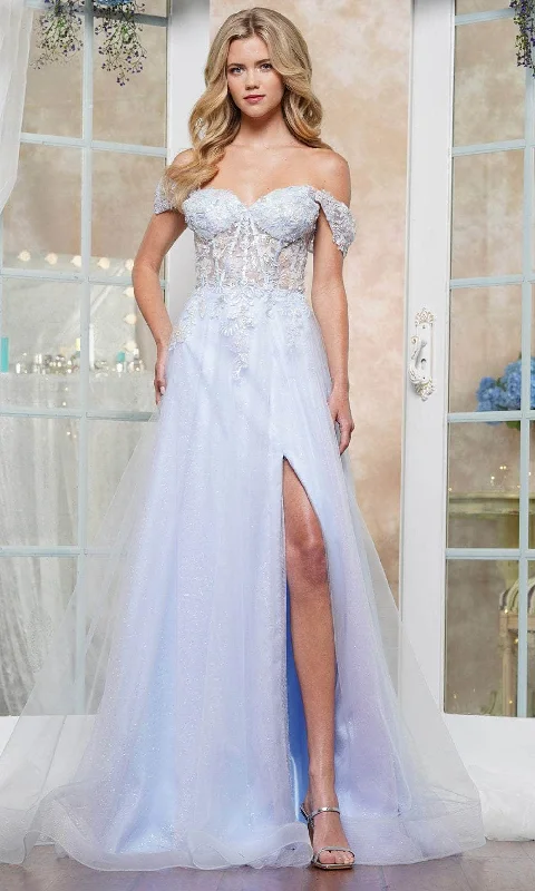 Act Now Colors Dress 3498 - Sweetheart Beaded Applique Prom Dress