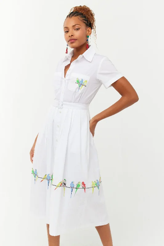Year-End Sale Kristin Cotton Button Down Dress