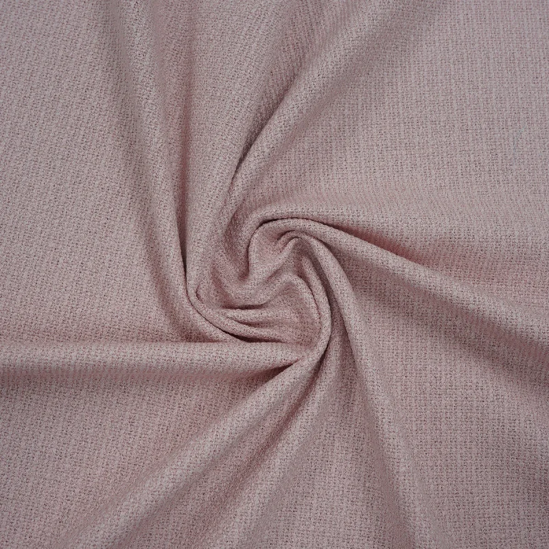 Instant Discount Pink Abstract Texture Threaded Tweed Boucle