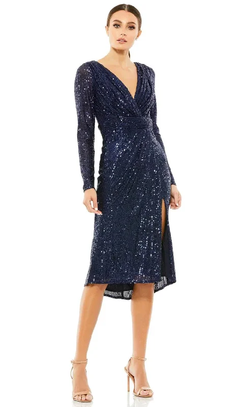 Fantastic Offers Mac Duggal A26555 - Long Sleeve Sequin Dress