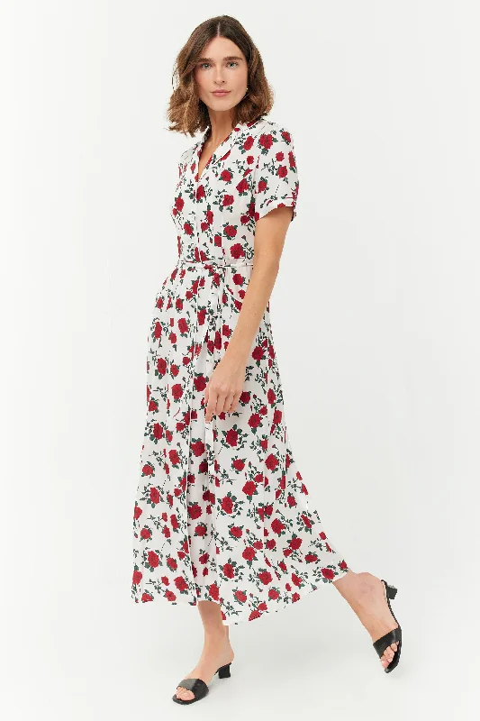 Exclusive Offers Silk Long Maria Dress