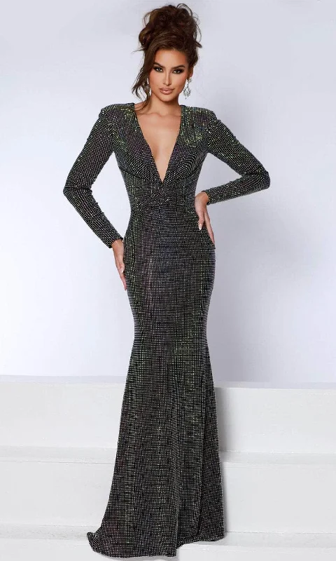 Don't Wait Johnathan Kayne 2901 - Beaded V-Neck Evening Dress