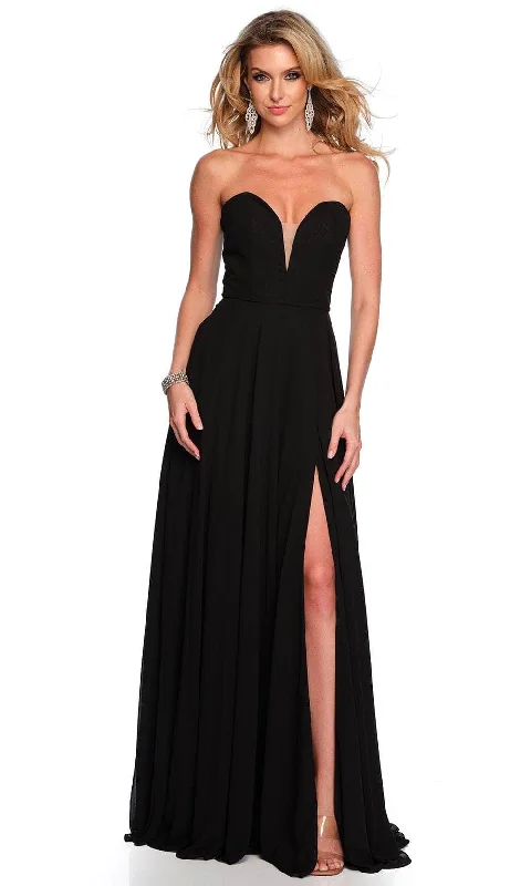 The Best Prices Dave & Johnny 11355 - Strapless Plunging Sweetheart Prom Gown