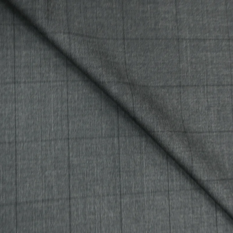 Midnight Sale 4 YDS Charcoal Gray Glen Check 100% Wool Super 130's Loro Piana Fabric Midnight Sale 4 YDS Charcoal Gray Glen Check 100% Wool Super 130's Loro Piana Fabric