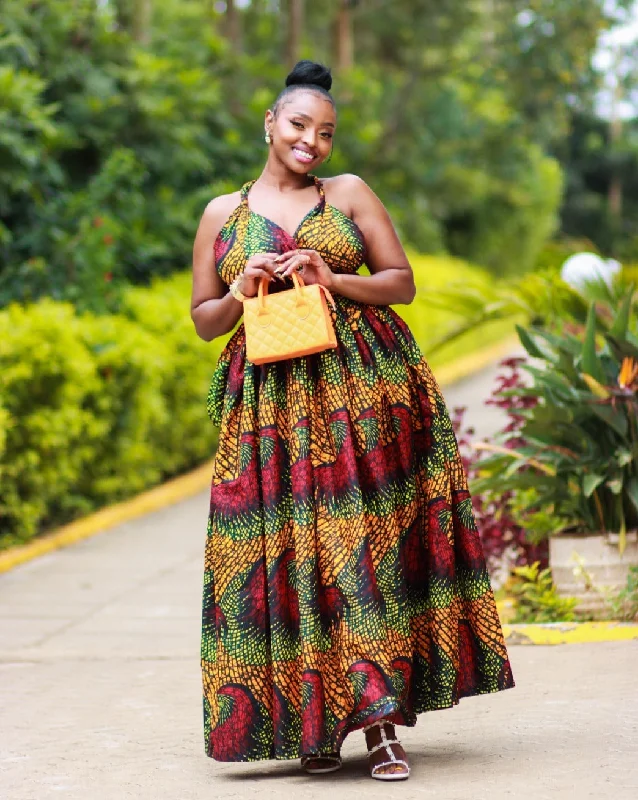 Price Rollback Yola Women's Backless Maxi Dress