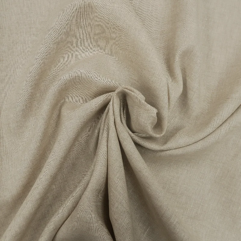 Major Savings Oatmeal Italino Solid Italian Linen Fabric Textile