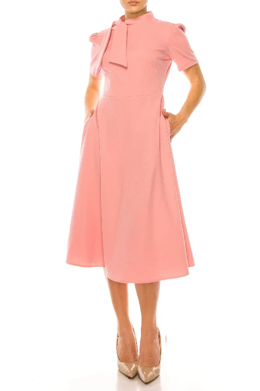 Fantastic Offers New Yorker's Apparel GT604M - Tie High Neck Dress