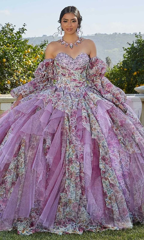 Unmissable Offer Vizcaya by Mori Lee 89423 - Floral Printed Sweetheart Ballgown