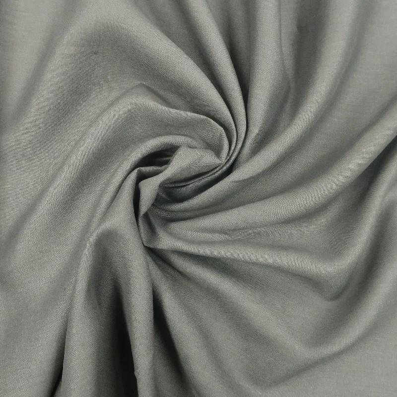 Final Clearance Smoke Grey Italino Solid Italian Linen Fabric Textile