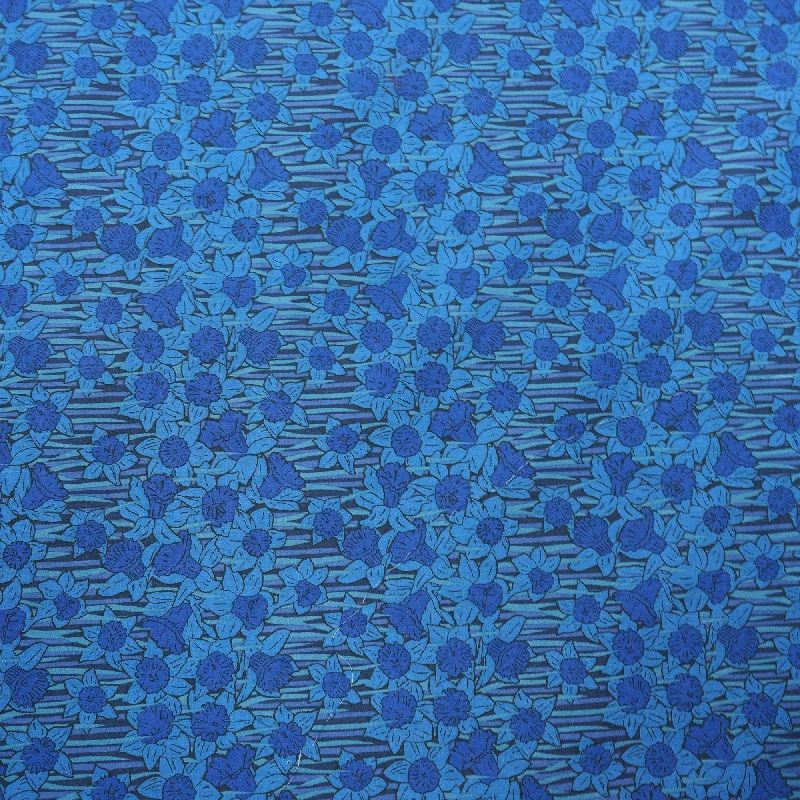 Epic Deals Liberty of London Tana Lawn Cotton: Floral Ocean Blue