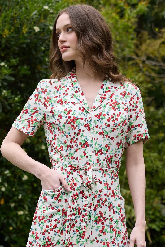 Grand Opening Sale Crepe Long Maria Dress
