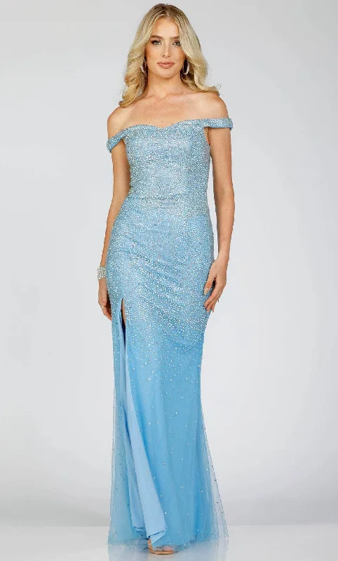 Instant Discount Terani Couture 231P0035 - Off-Shoulder Embellished Prom Dress