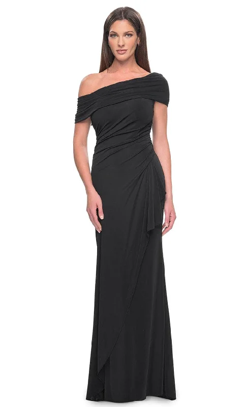 Limited Edition La Femme 31459 - Asymmetrical Sheath Formal Dress