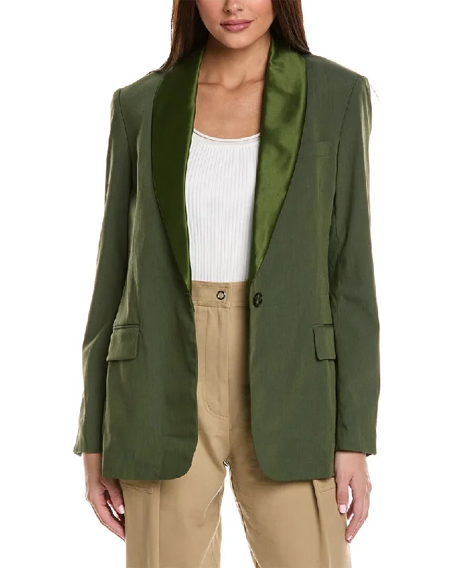 Best Deals 3.1 Phillip Lim Shawl Lapel Wool-Blend Blazer