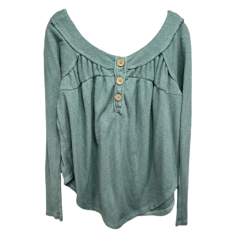 Seasonal Clearance Must Have Thermal Henley Top
We The Free In Sicilian T, Size S