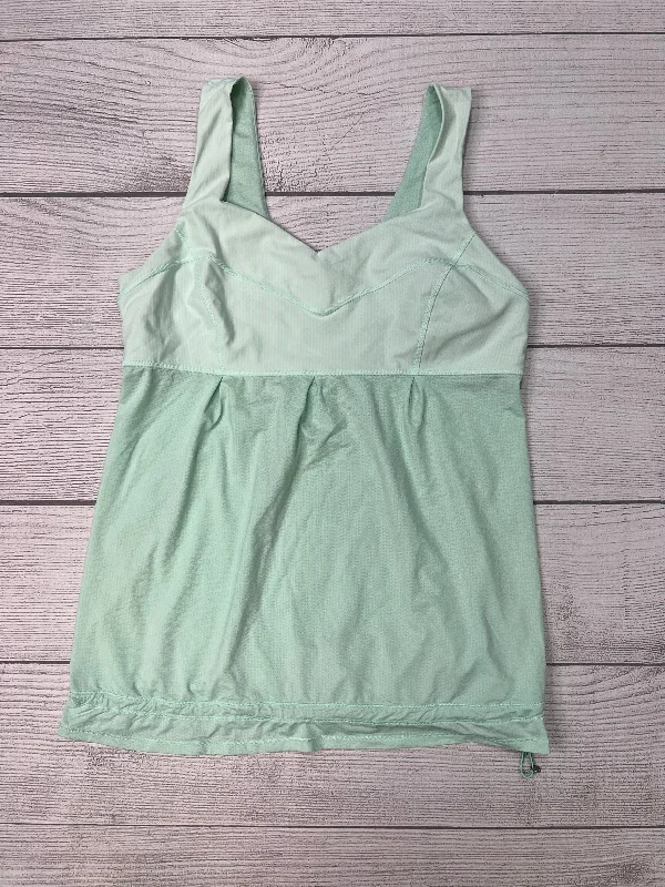 Clearance Sale Athletic Tank Top By Lululemon In Mint, Size: L