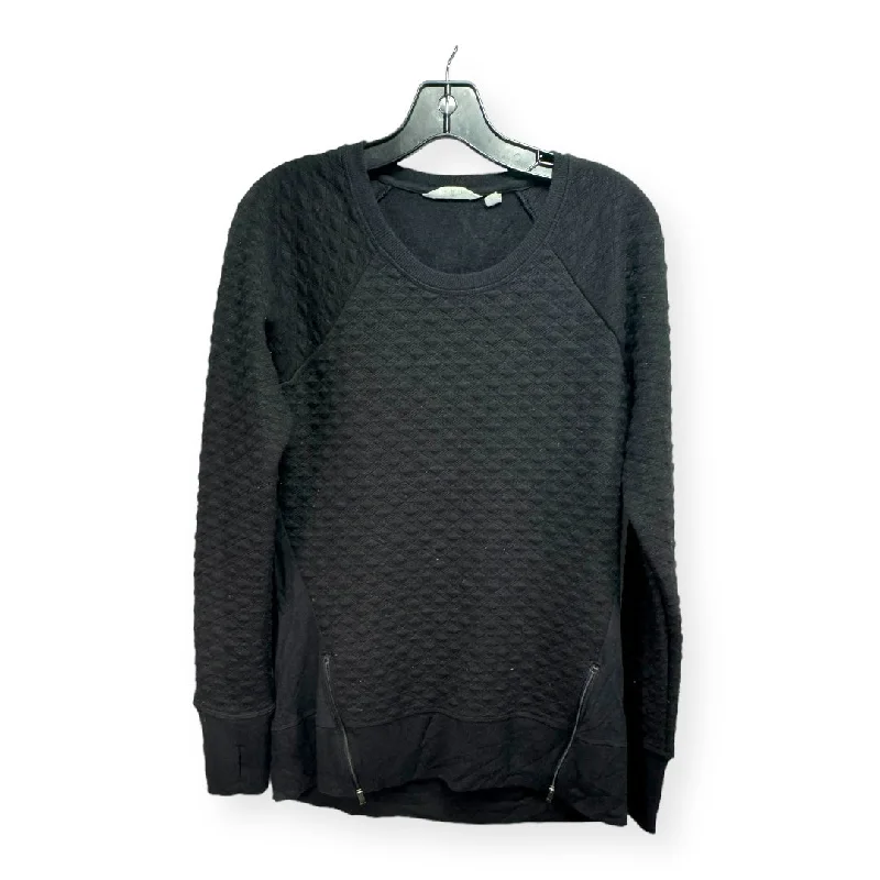 Mega Sale Black Athletic Sweatshirt Crewneck Athleta, Size S