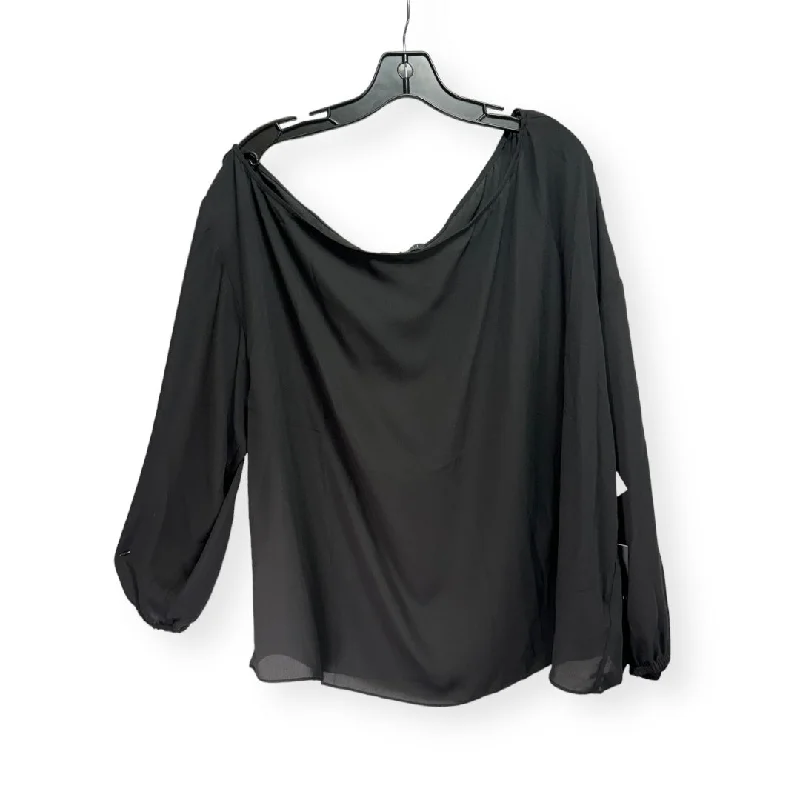 While Supplies Last Black Blouse Long Sleeve Eloquii, Size 22